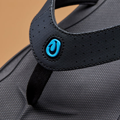 OluKai New | Ki‘i Men’s Water Ready Beach Sandals - Lava Rock / Bold Blue