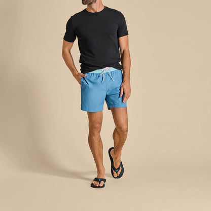 OluKai New | Ki‘i Men’s Water Ready Beach Sandals - Lava Rock / Bold Blue