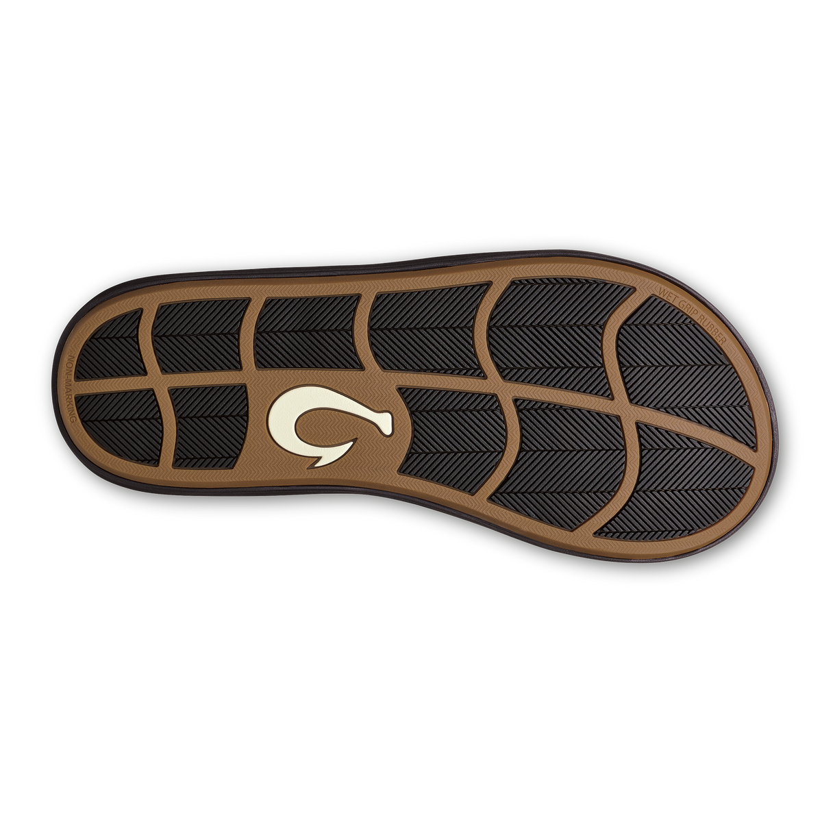 OluKai New | Ki‘i Men’s Water Ready Beach Sandals - Lava Rock / Bold Blue