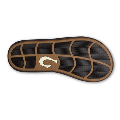 OluKai New | Ki‘i Men’s Water Ready Beach Sandals - Lava Rock / Bold Blue