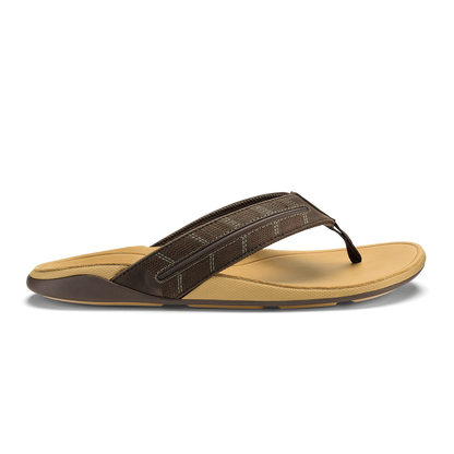OluKai Best Seller | Tuahine Palm - Dk Java / Golden Sand