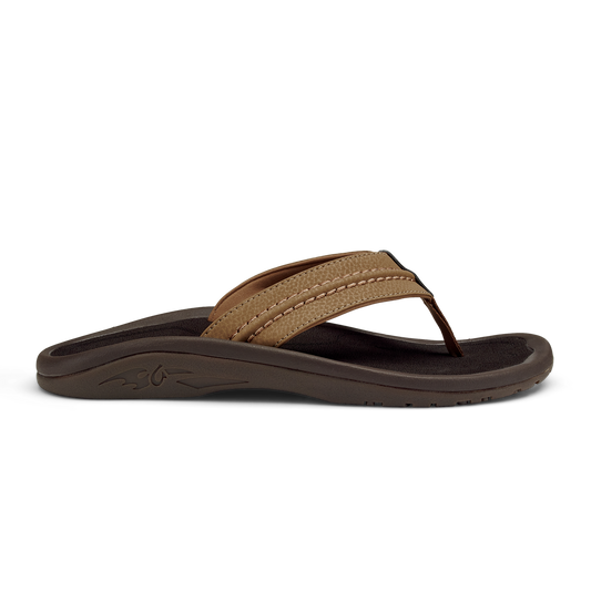 OluKai Recommended | OluKai Hokua - Tan | Men's Beach Sandals