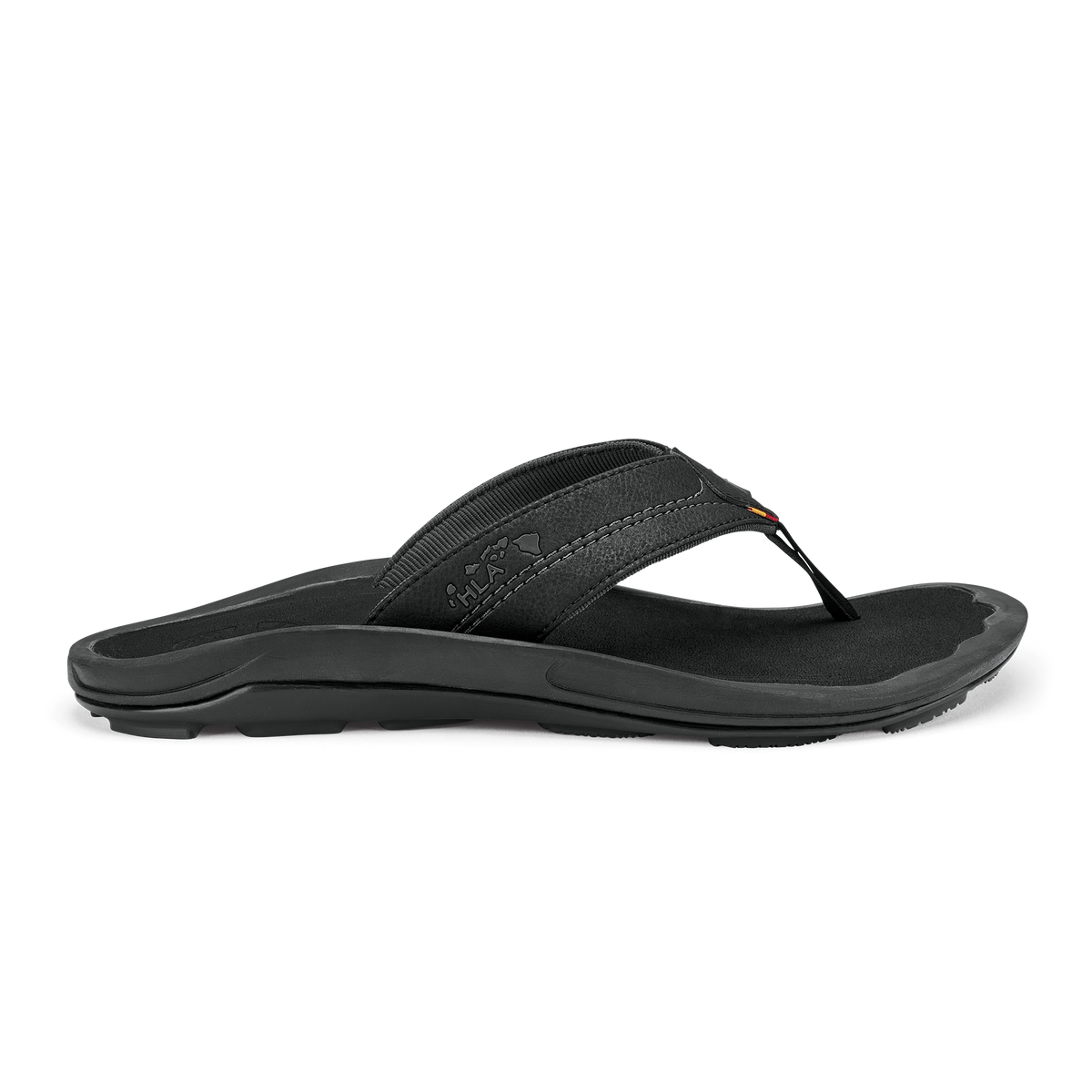 OluKai Essential | Kīpī Men’s Comfortable Beach Sandals - Black