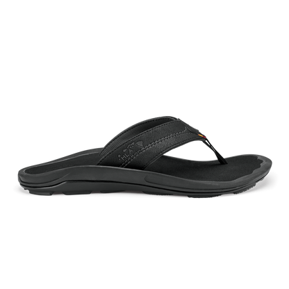 OluKai Essential | Kīpī Men’s Comfortable Beach Sandals - Black