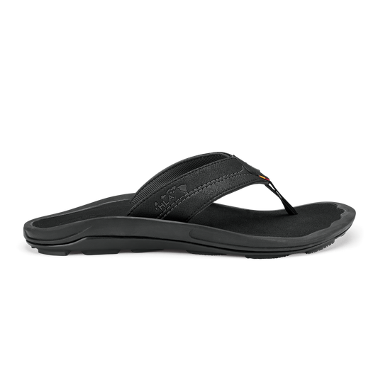 OluKai Essential | Kīpī Men’s Comfortable Beach Sandals - Black