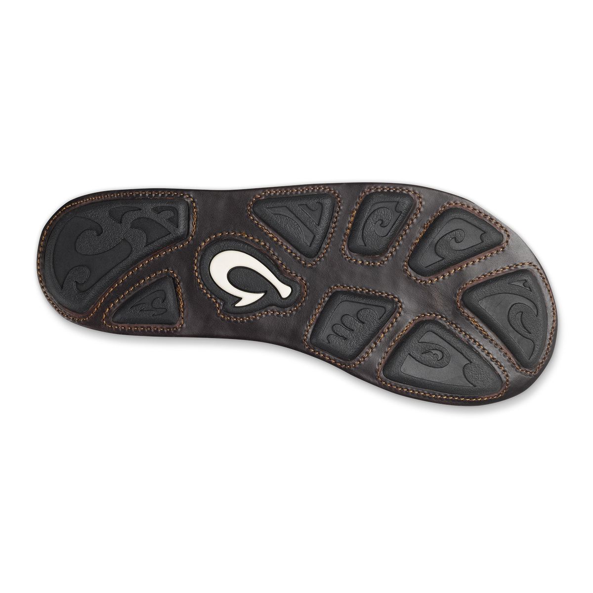 OluKai Discount | Mea Ola Men's Leather Sandals - Tan / Dark Java