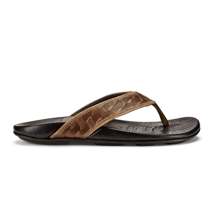 OluKai Classic | Hikianalia - Tan / Dark Java