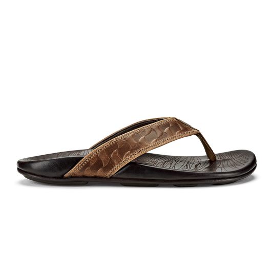 OluKai Classic | Hikianalia - Tan / Dark Java