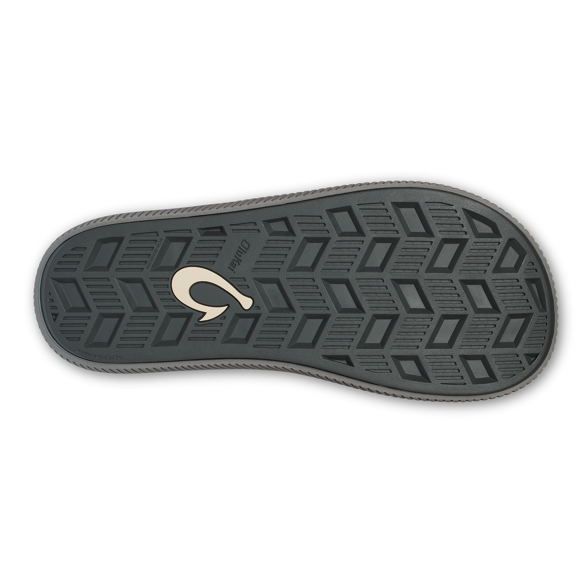OluKai Sale | Ulele Men's Beach Sandals - Blue Depth / Charcoal
