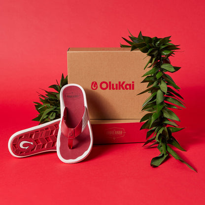 OluKai Special Offer | Ulele - Off White / Deep Red