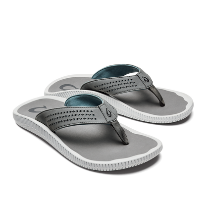 OluKai Trending | Ulele Men's Water-Ready Beach Sandals - Stone