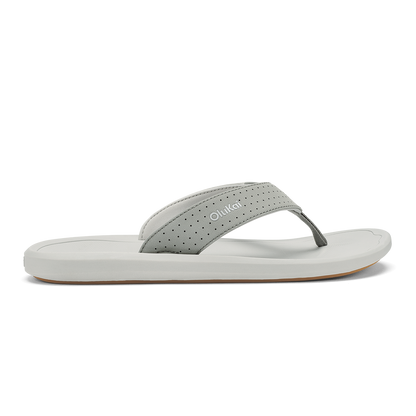 OluKai Exclusive | Ki‘i Men’s Water Ready Beach Sandals - Ash / Sterling