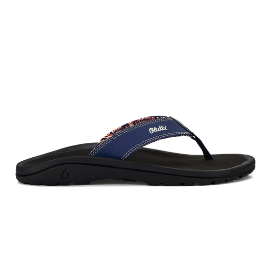 OluKai New | ‘Ohana Men's Beach Sandals - Navy / Onyx