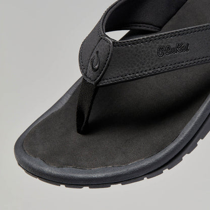 OluKai New | ‘Ohana Men's Best Selling Beach Sandals - Black