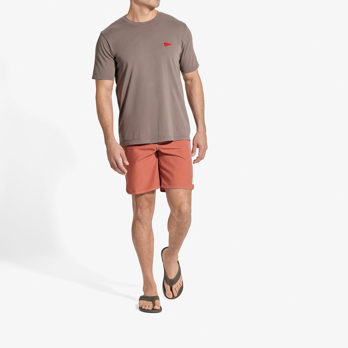 OluKai Best Price | Tuahine Palm - Mustang / Mustang