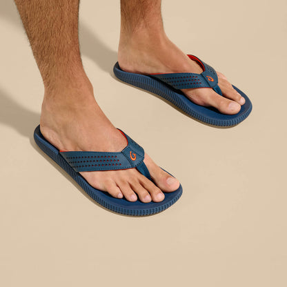 OluKai Signature | Ulele Men's Water-Ready Beach Sandals - Lagoon