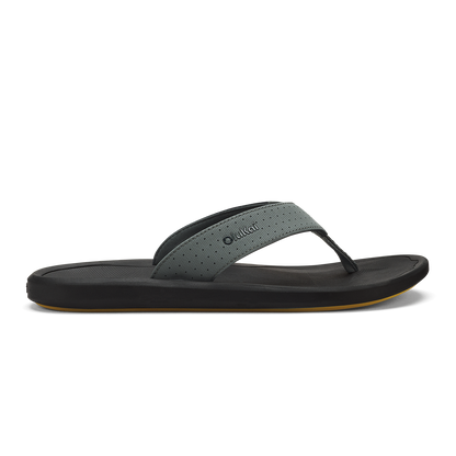 OluKai Classic | Ki‘i Men’s Water Ready Beach Sandals - Rock / Lava Rock