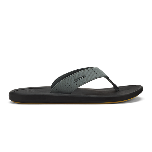OluKai Classic | Ki‘i Men’s Water Ready Beach Sandals - Rock / Lava Rock