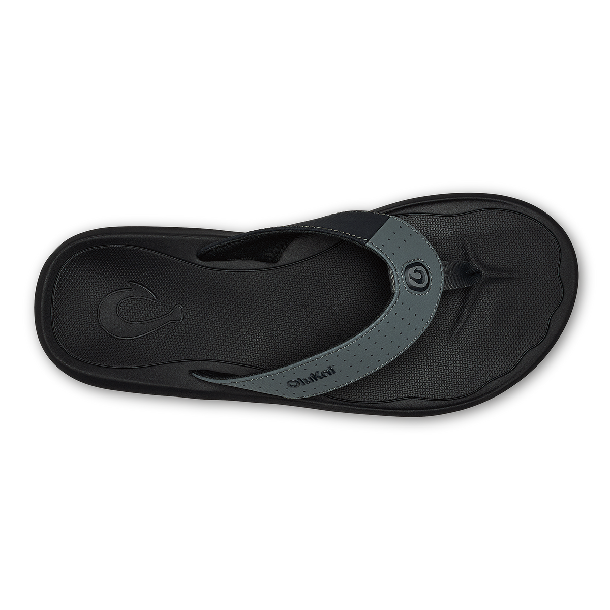 OluKai Classic | Ki‘i Men’s Water Ready Beach Sandals - Rock / Lava Rock