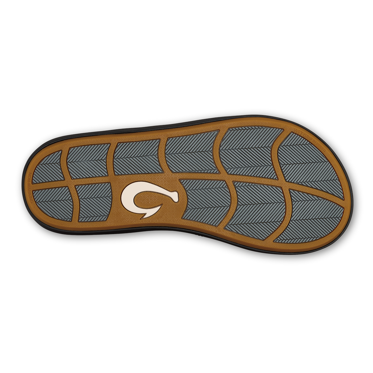 OluKai Classic | Ki‘i Men’s Water Ready Beach Sandals - Rock / Lava Rock