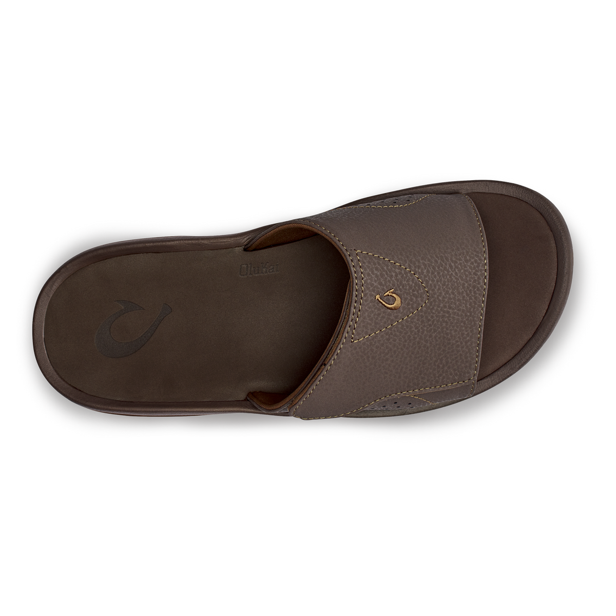 OluKai Latest | Nalu Slide Men's Beach Slide Sandals - Dark Java
