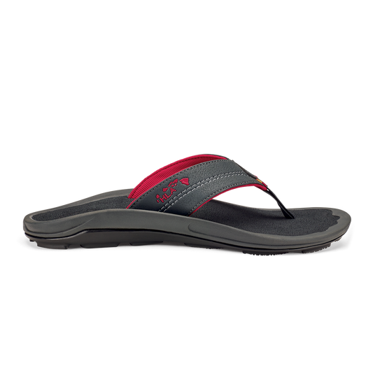 OluKai Hot Sale | Kīpī Men’s Comfortable Beach Sandals - Dark Shadow