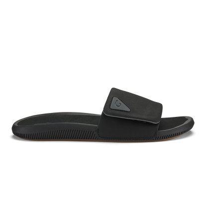 OluKai New | Ulele Slide - Lava Rock / Lava Rock