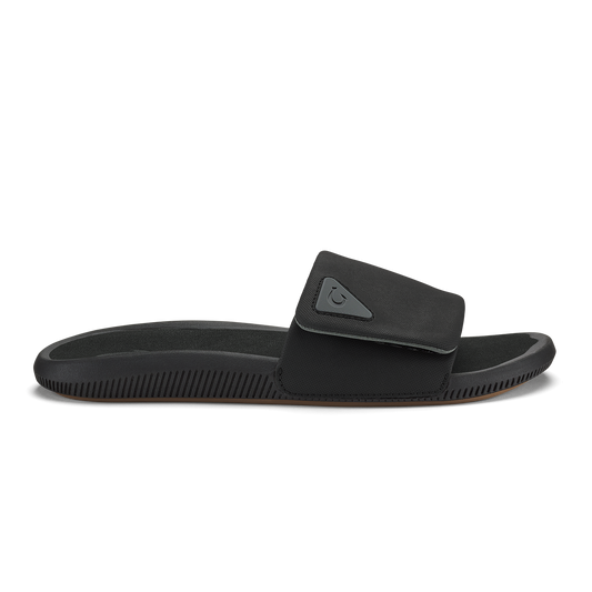 OluKai New | Ulele Slide - Lava Rock / Lava Rock