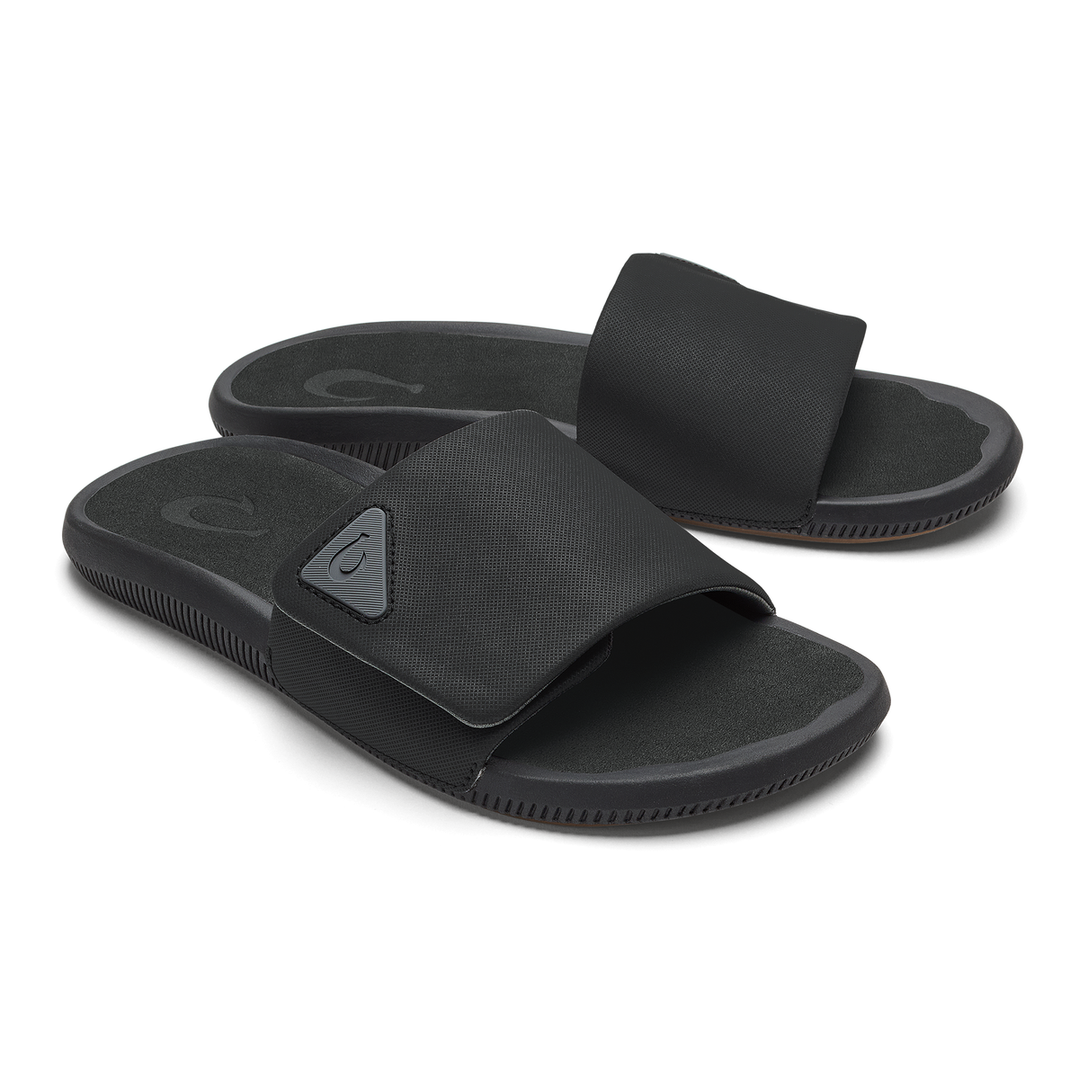 OluKai New | Ulele Slide - Lava Rock / Lava Rock