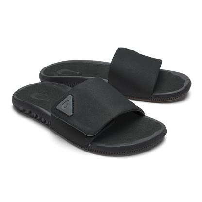 OluKai New | Ulele Slide - Lava Rock / Lava Rock
