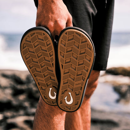 OluKai New | Ulele Slide - Lava Rock / Lava Rock