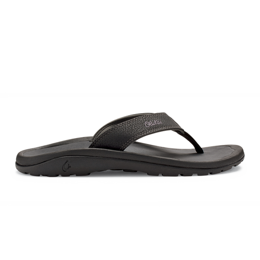 OluKai Featured | OluKai ‘Ohana - Black / Dark Shadow | Men's Beach Sandals