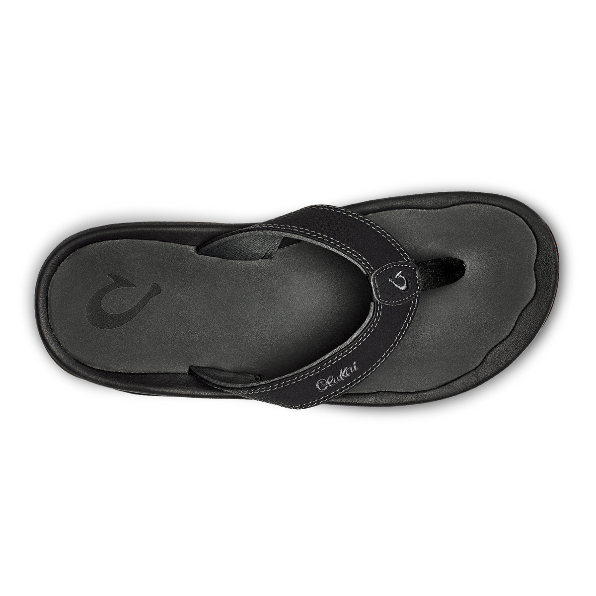 OluKai Featured | OluKai ‘Ohana - Black / Dark Shadow | Men's Beach Sandals