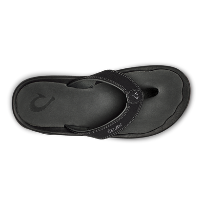 OluKai Featured | OluKai ‘Ohana - Black / Dark Shadow | Men's Beach Sandals