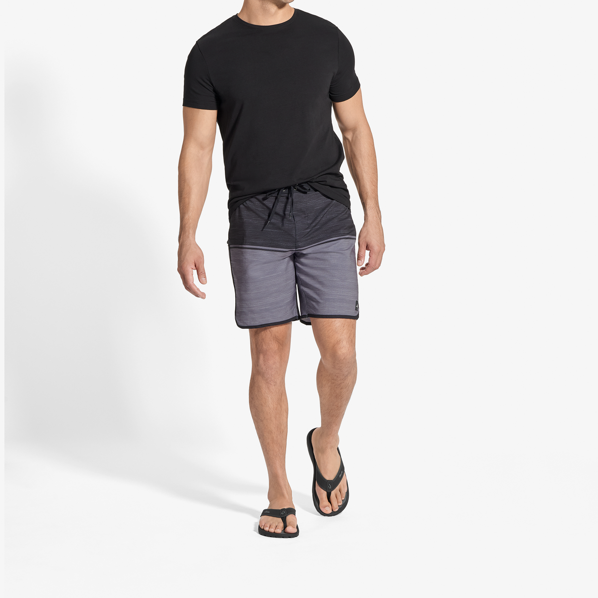OluKai Featured | OluKai ‘Ohana - Black / Dark Shadow | Men's Beach Sandals