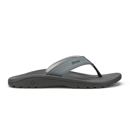 OluKai Essential | ‘Ohana Men's Best Selling Beach Sandals - Ash / Rock