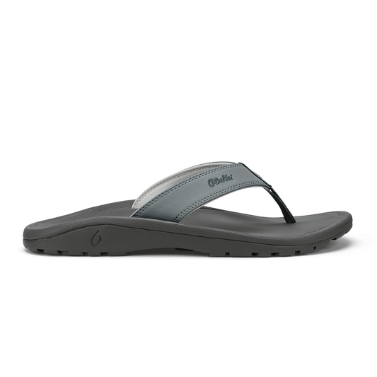 OluKai Essential | ‘Ohana Men's Best Selling Beach Sandals - Ash / Rock