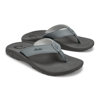 OluKai Essential | ‘Ohana Men's Best Selling Beach Sandals - Ash / Rock