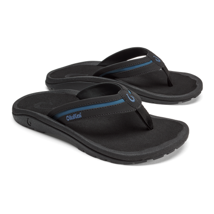 OluKai New | ʻOhana Pālua - Black / Slate Blue