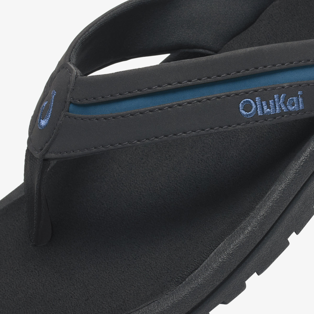 OluKai New | ʻOhana Pālua - Black / Slate Blue