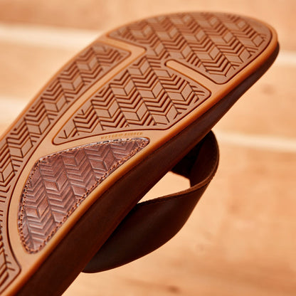 OluKai Quality | ‘Ilikai Men‘s Leather Sandals - Toffee