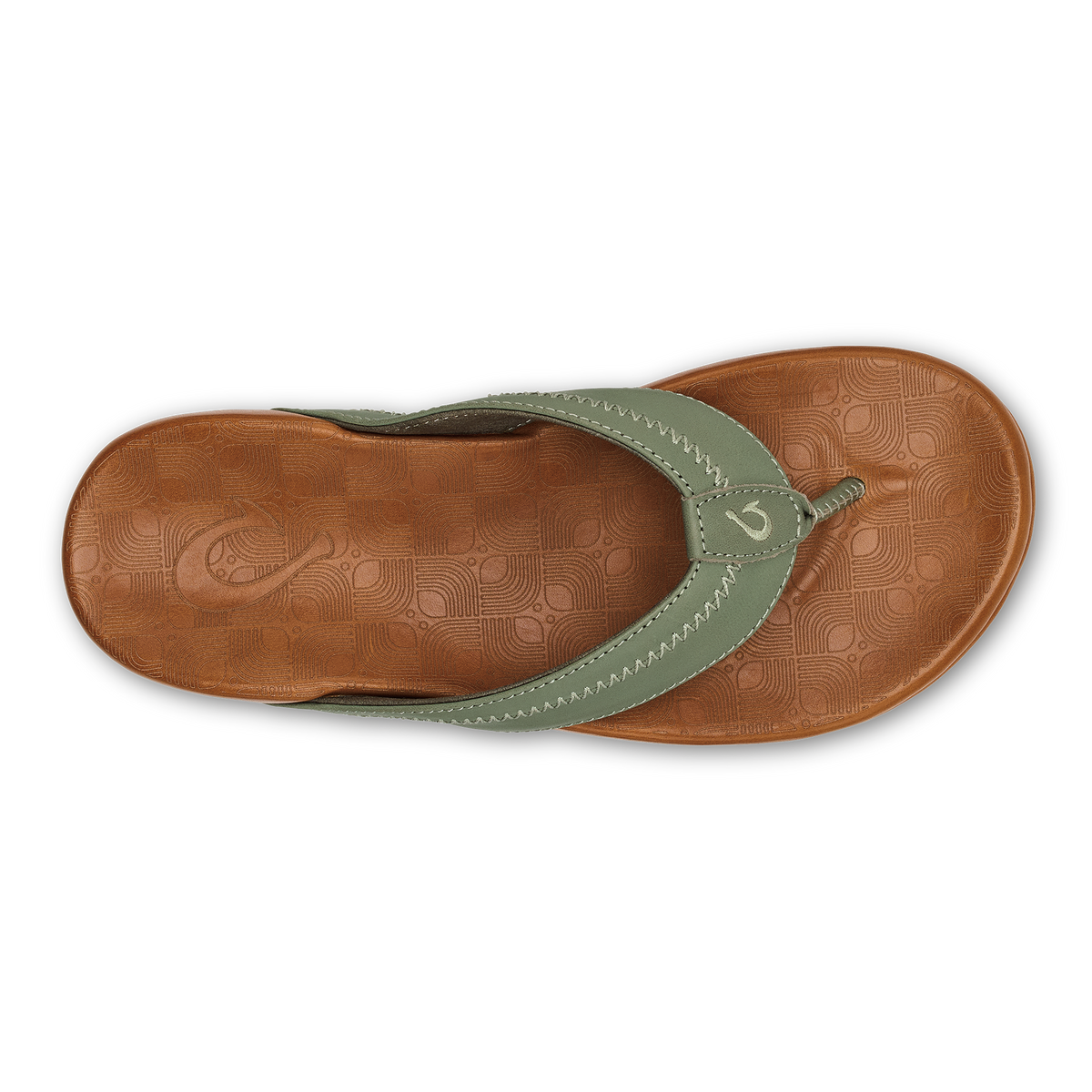OluKai New | Hiapo - Odyssey Grey / Sahara Men’s Leather Beach Sandals