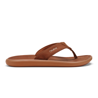 OluKai Essential | Pili Men’s Waterproof Leather Sandals - Fox