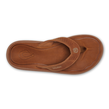 OluKai Essential | Pili Men’s Waterproof Leather Sandals - Fox
