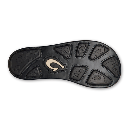 OluKai Customer Favorite | Hiapo - Lava Rock Men’s Leather Beach Sandals