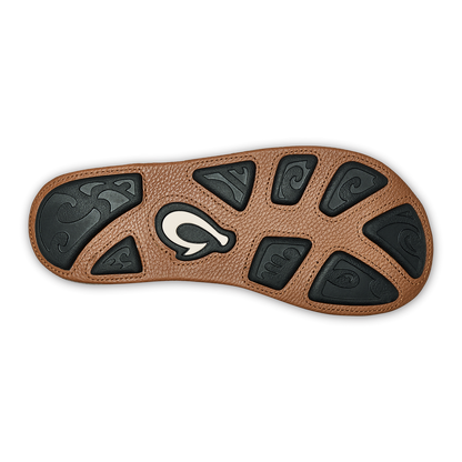 OluKai Classic | Hiapo -Dark Java / Toffee Men’s Leather Beach Sandals