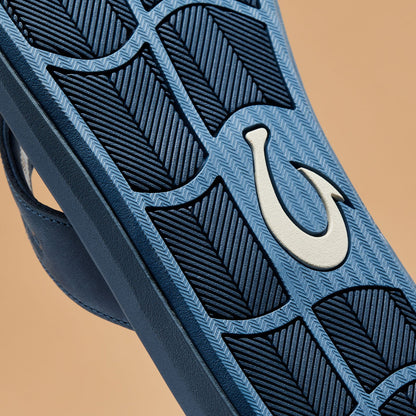 OluKai Exclusive | Pili Men’s Waterproof Leather Sandals - Blue Fog / Coastal Blue