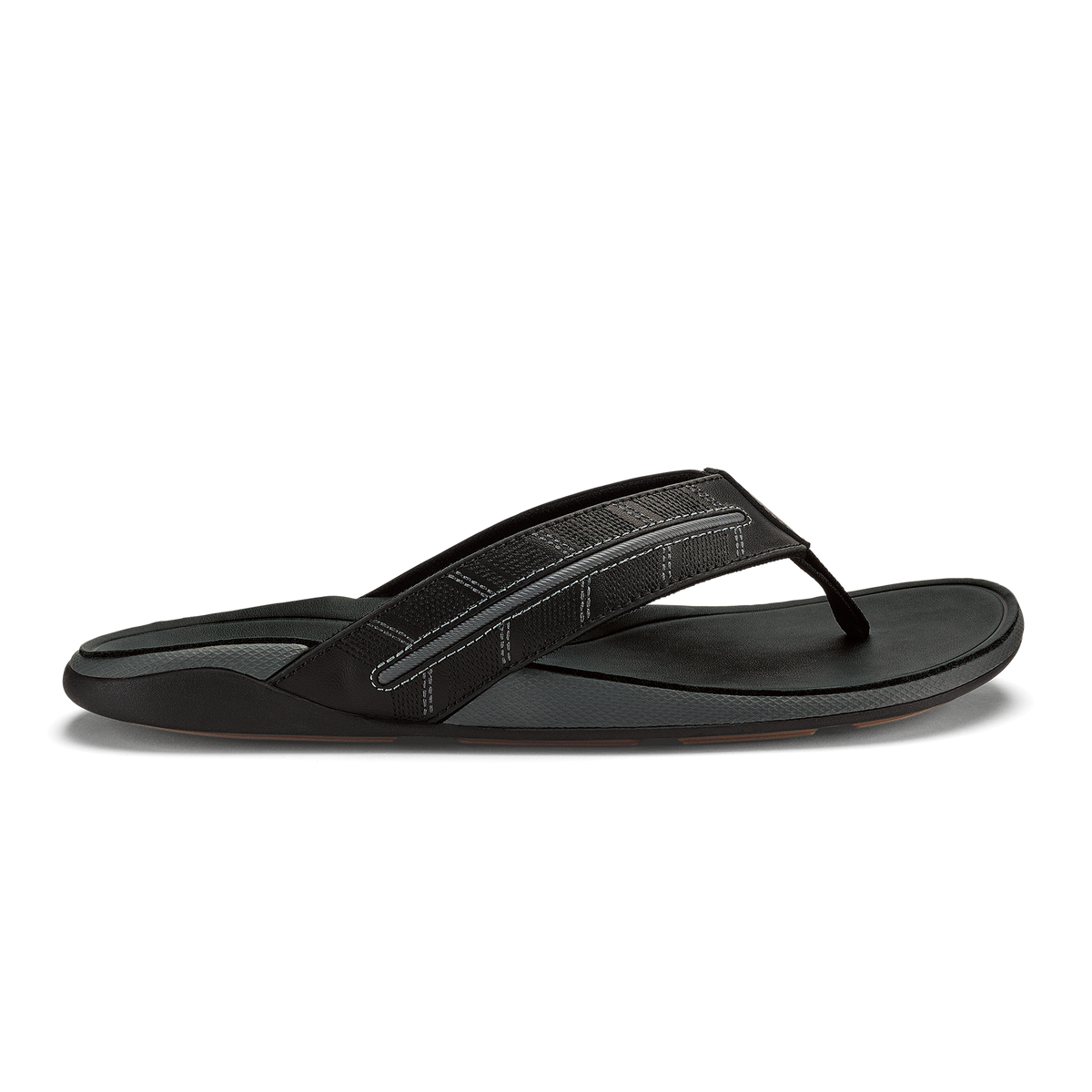 OluKai Signature | Tuahine Palm - Lava Rock / Dk Shadow