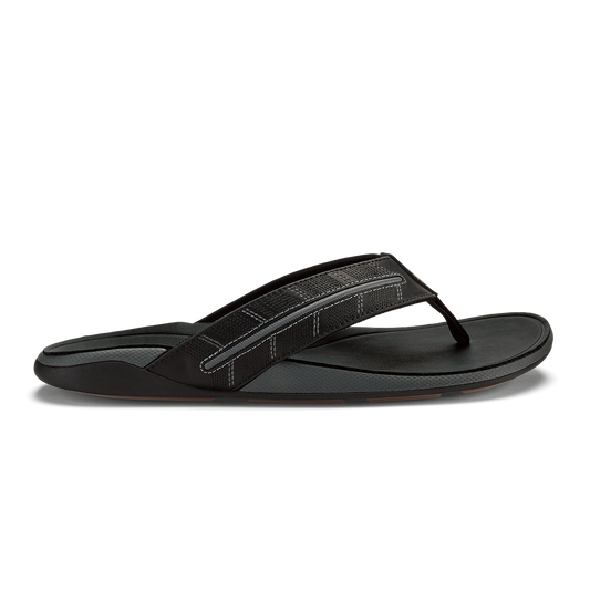 OluKai Signature | Tuahine Palm - Lava Rock / Dk Shadow