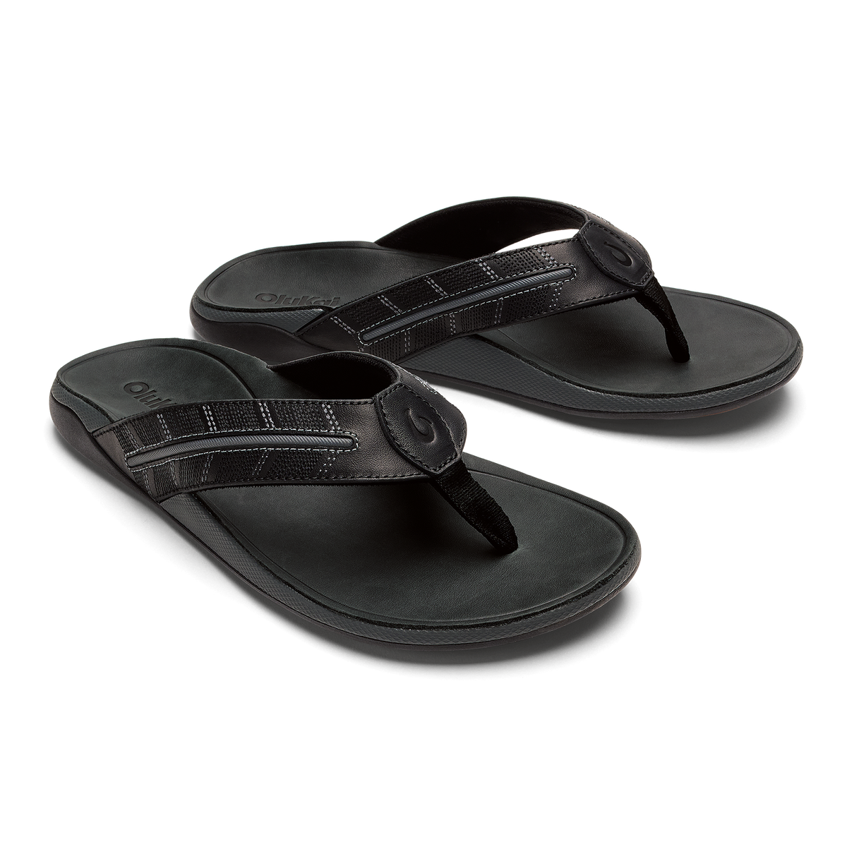 OluKai Signature | Tuahine Palm - Lava Rock / Dk Shadow